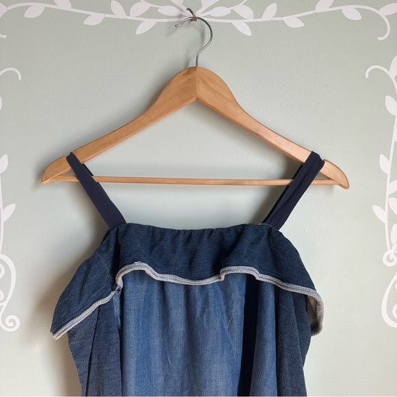 Blue Cloth & Stone Cut-Out Blouse from Anthropologie in size L - Picture 4 of 6